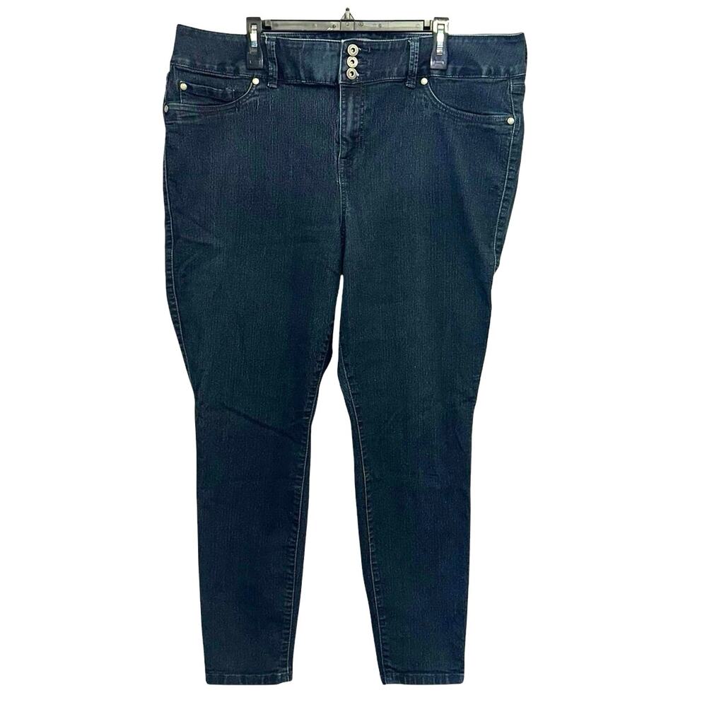 Torrid‎ Jeggings 22 Regular Super Stretch High Rise Dark Wash Jeans
